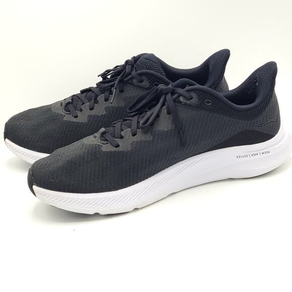 HOKA Solimar Black White 1123074-BWHT men's size 12D wide - Picture 4 of 9